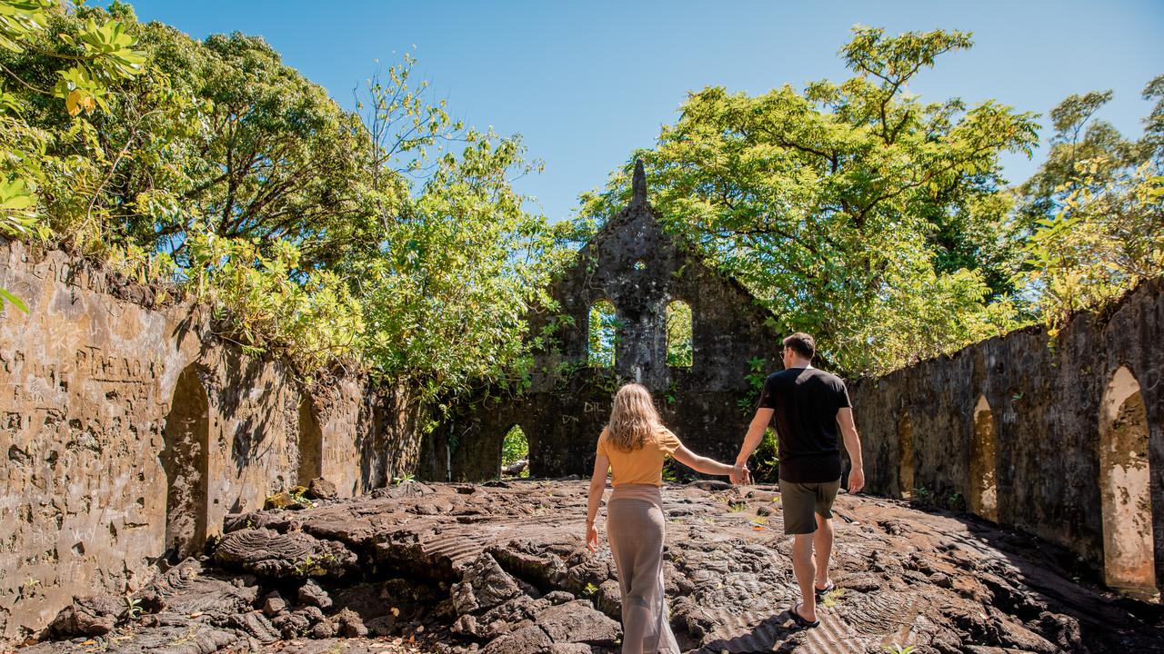 The lava fields reveal the island of Savai'is volcanic past. Pic: Supplied