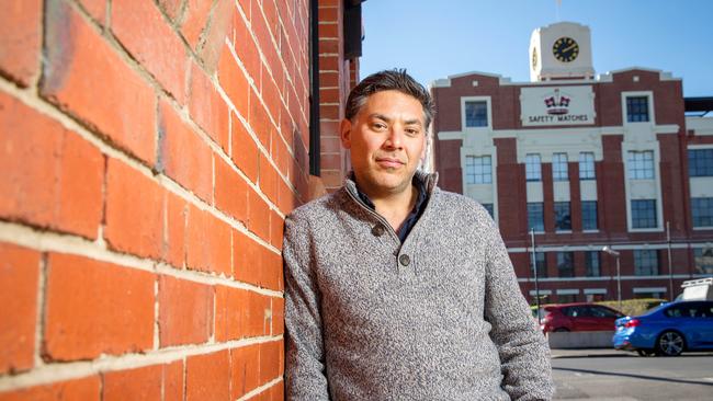 Paul Napthali, managing director of venture capital firm Rampersand, moved his warehouse operation to Cremorne after returning to Melbourne from Silicon Valley. Picture: Mark Stewart