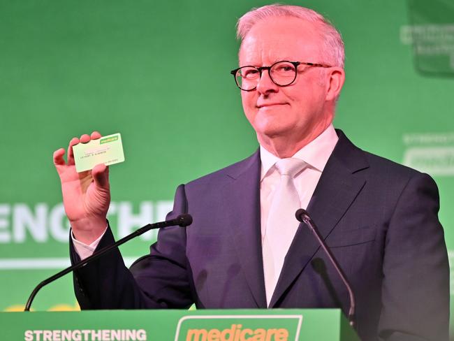 LAUNCESTON, TASMANIA, NewsWire Photos. 23 FEBRUARY, 2025. Prime Minister, Anthony Albanese makes a major speech about Laborâs plan to Build Australiaâs Future and Strengthening Medicare. Picture: NewsWire/ Scott Gelston