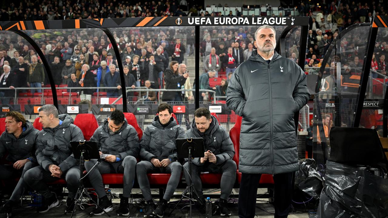 Ange Postecoglou looks on prior to the UEFA Europa League match in Alkmaar. Photo by Justin Setterfield/Getty Images.