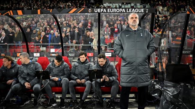 Ange Postecoglou looks on prior to the UEFA Europa League match in Alkmaar. Photo by Justin Setterfield/Getty Images.