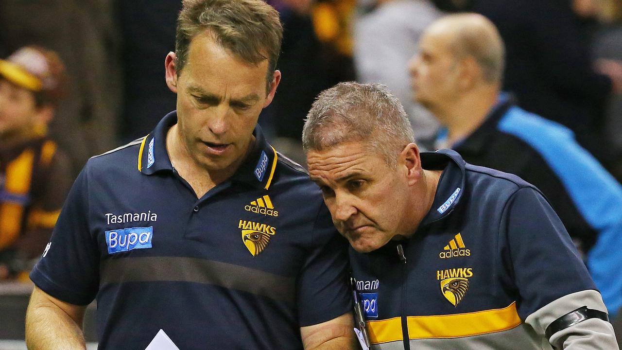 Alastair Clarkson with Chris Fagan back in 2015