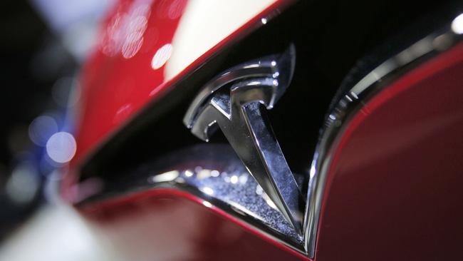 The Tesla model S. Pic: AP