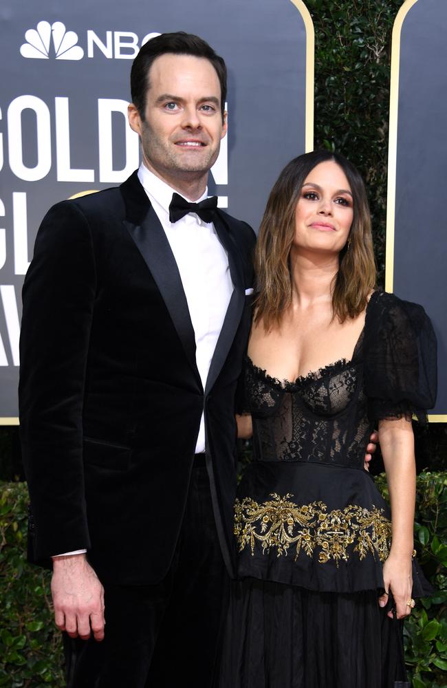 Bill Hader, Rachel Bilson made their couple debut at Golden Globes ...