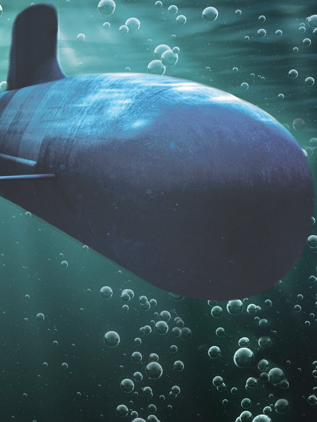 An illustration of the Shortfin Barracuda, France's proposed submarine for Australia.