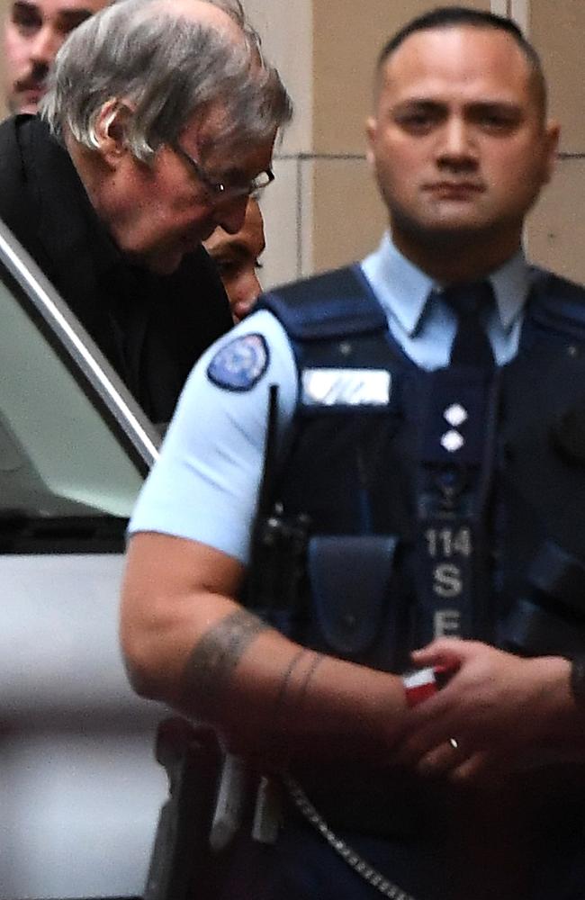 George Pell arrives at the Supreme Court. Picture: Julian Smith/AAP