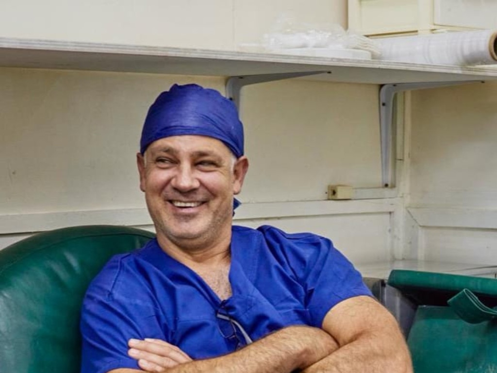 Dr Marc Coughlan who works with a team of volunteers called PNG Angels to perform brain and spine surgery on patients in Papua New Guinea free of charge. Picture: Supplied