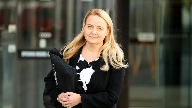 The Commonwealth Bank of Australia’s Marianne Perkovic at the banking royal commission in Melbourne. (Pic: Stuart McEvoy)