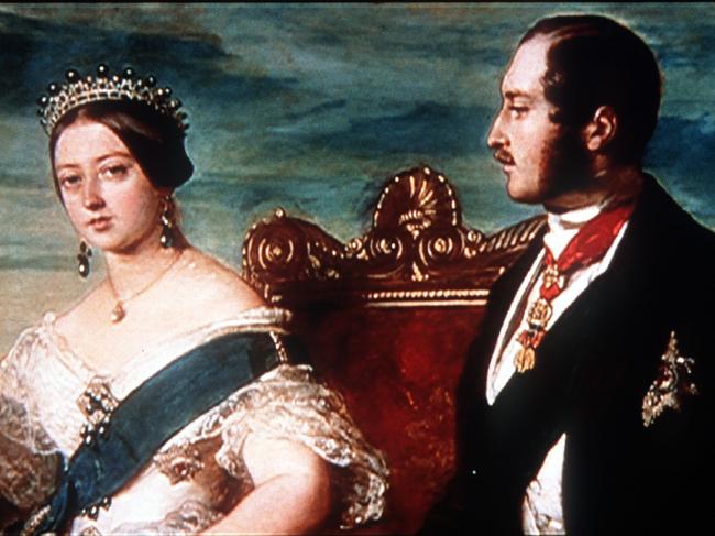 Queen Victoria and Prince Albert in the 1800s. Picture: The Royal Collection at Windsor.