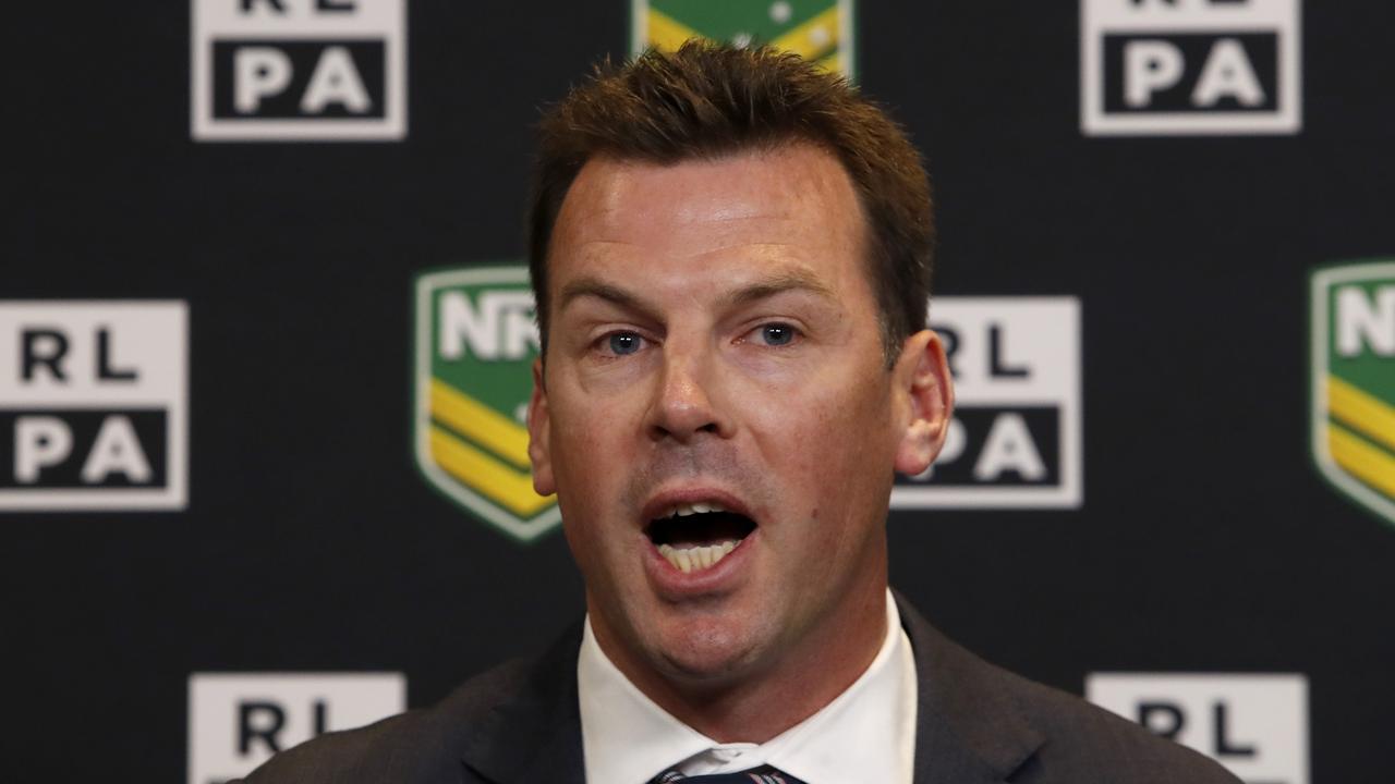 Rugby League Players Association (RLPA) chief executive Ian Prendergast has taken aim at the NRL over the proposed ‘punishment matrix’. (AAP Image/Daniel Munoz)