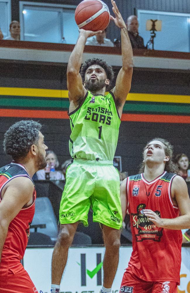 USC Rip City star player Verle Williams has been named as a player to watch in the 2022 NBL1 North season. Picture: Jack Riddiford.