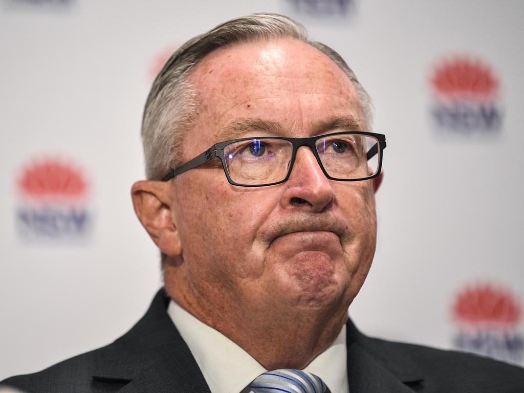 NSW Minister for Heath Brad Hazzard urged Aussies to stop shaking hands. Picture: James Gourley/AAP