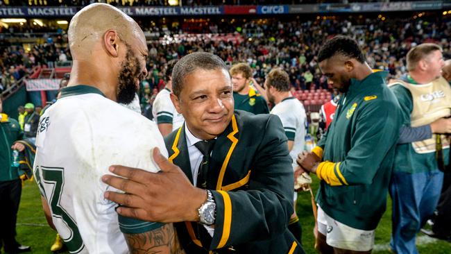 Allister Coetzee has named three uncapped played in his Springboks squad for the Rugby Championship.