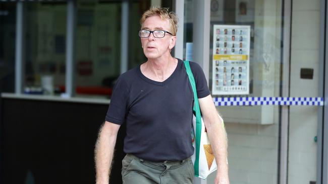 Peter Jackson after being released on bail last year. Picture: Christian Gilles