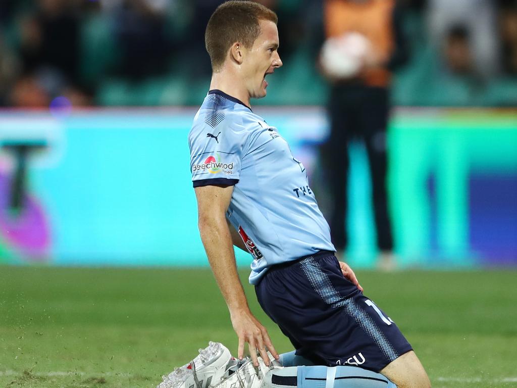 Brandon O'Neill worked hard to become a professional soccer player. Picture: AAP/Brendon Thorne