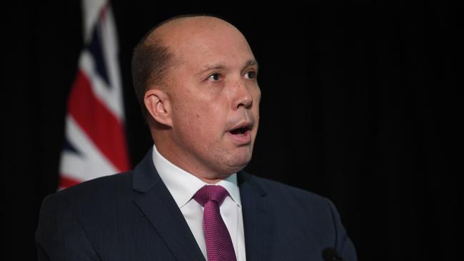 Dutton knew Labor hands could never be raised in support. Picture: AAP