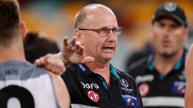 Can Ken Hinkley take his Port Adelaide side all the way to a premiership next year? Picture: Michael Willson/AFL Photos via Getty Images