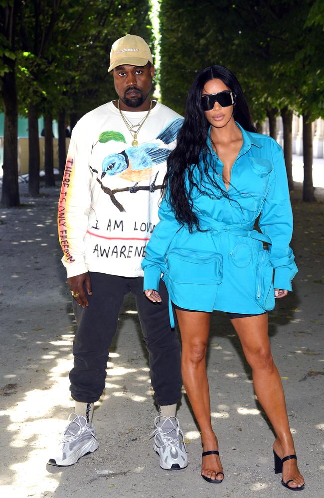 Kanye West and Kim Karadashian are finalising their divorce. Picture: Getty Images