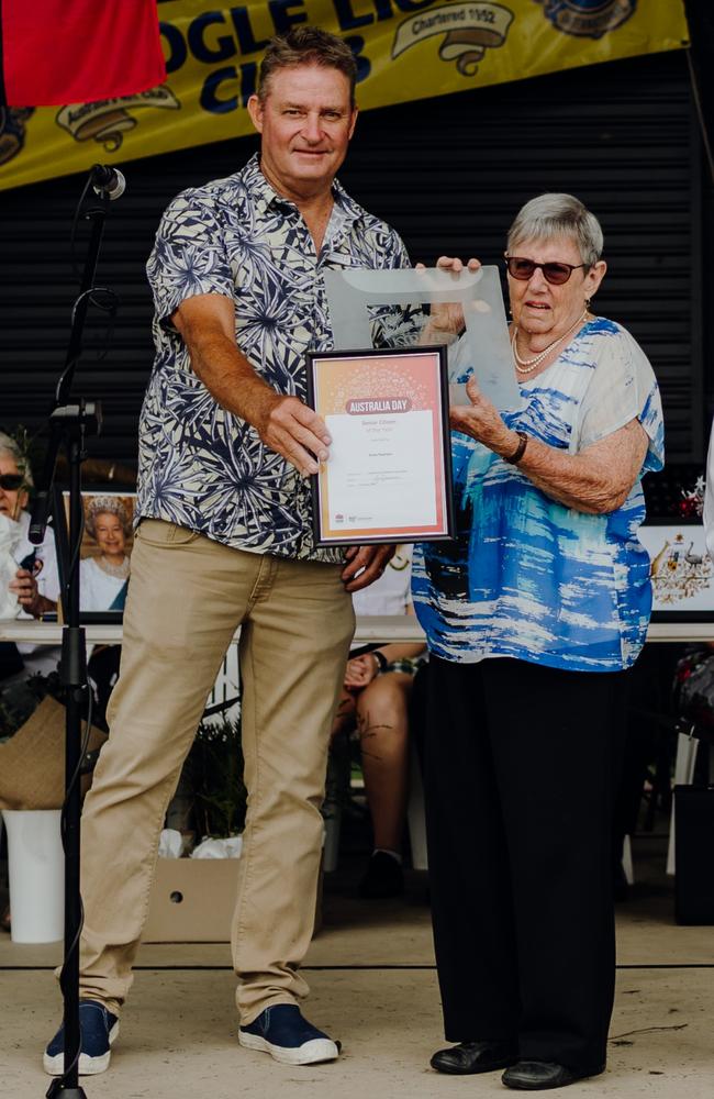 Kyogle Senior Citizen of the year2022 Mrs Anne Reardon.