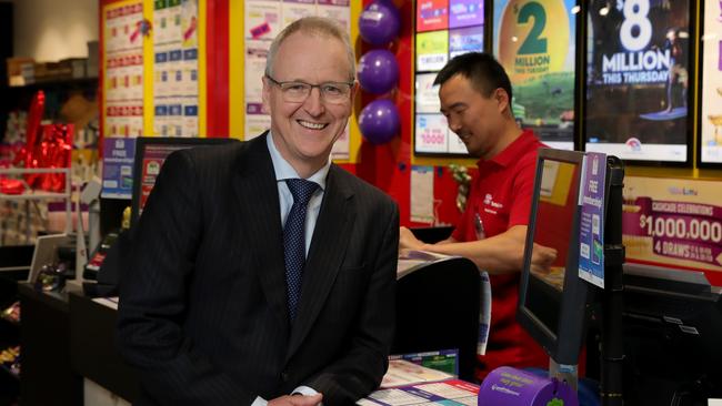 Tabcorp CEO David Attenborough will step down in the first half of next year. Picture: Stuart McEvoy