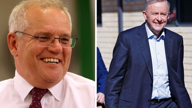 Scott Morrison and Anthony Albanese