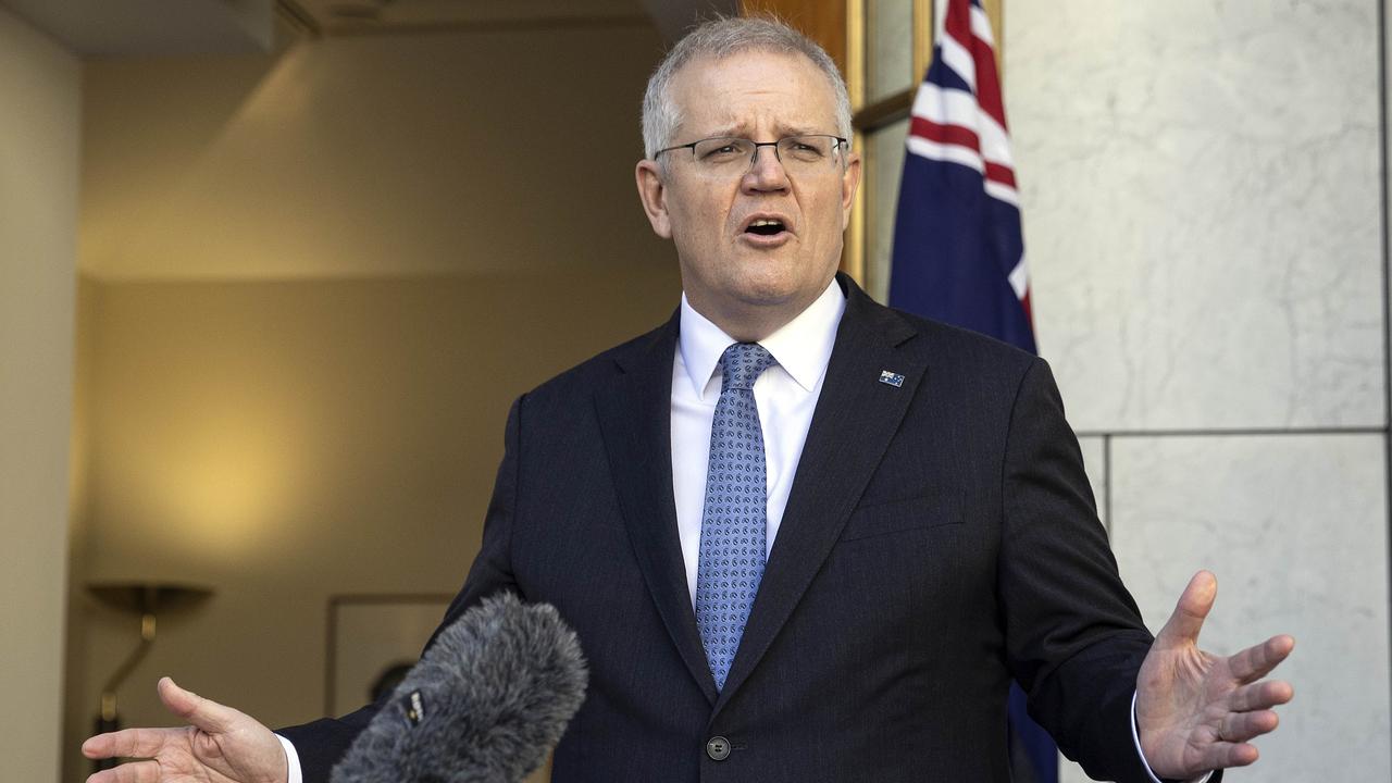 Prime Minister Scott Morrison has responded to the report on climate change. Picture: NCA NewsWire / Gary Ramage