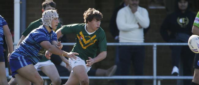 Patrician Brothers' Chad Daniels scored one of the tries of the year.