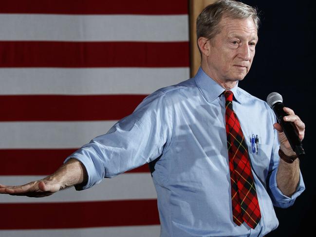 Democratic presidential candidate Tom Steyer. Picture: Tom Brenner/Getty