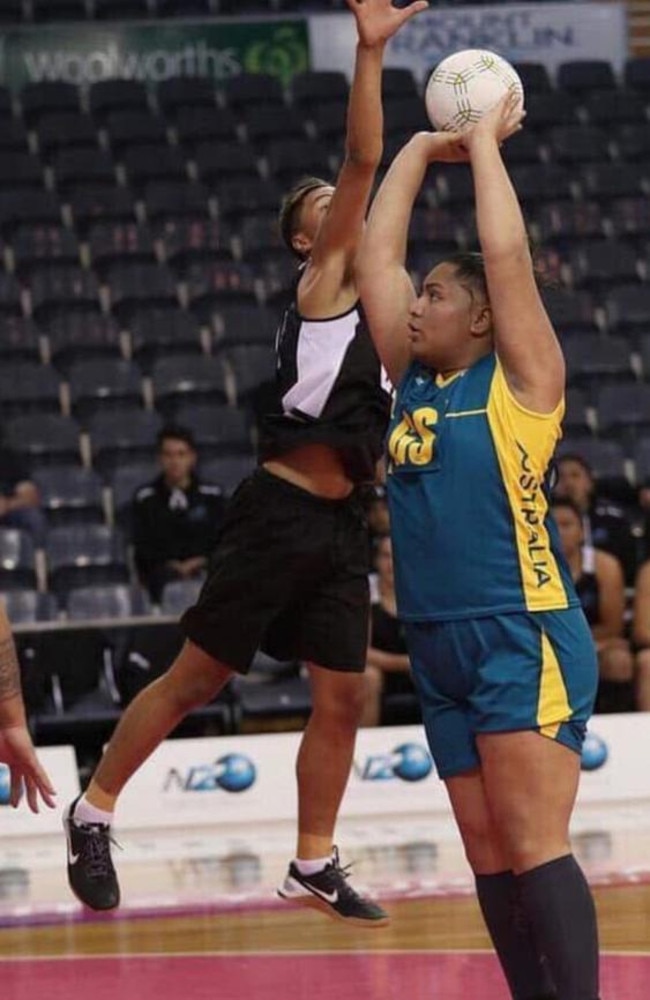 Manawa Aranui while playing for a men’s team. Picture: Instagram