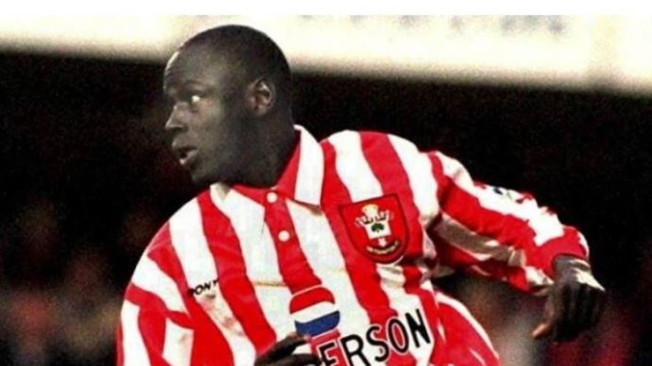 Ali Dia, football's greatest conman in action for Southampton.