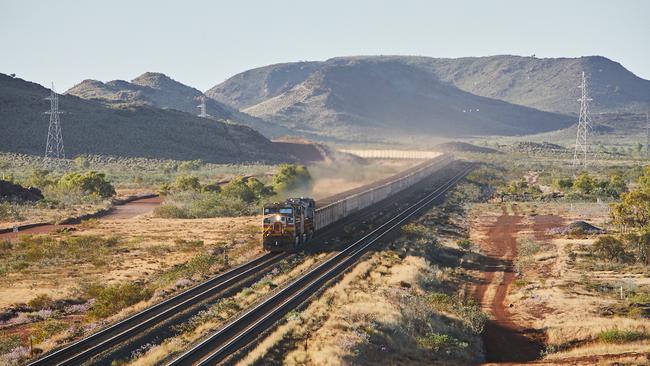 Rio Tinto's auto train in the Pilbara. Picture: Supplied