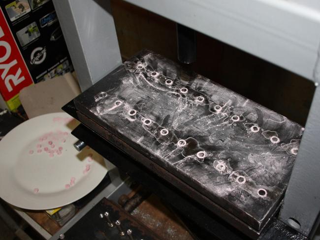 The use of a pill press is declining when it comes to making illicit drugs.