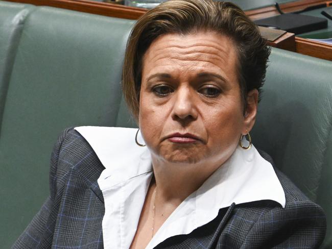 CANBERRA, Australia - NewsWire Photos - August 22, 2024: Michelle Rowland MP during Question Time at Parliament House in Canberra. Picture: NewsWire / Martin Ollman
