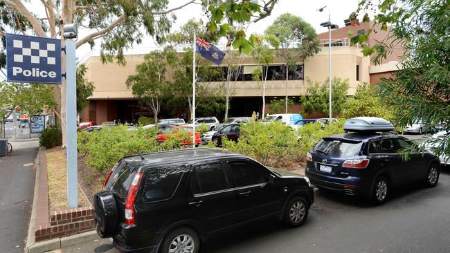 Prahran police station on Malvern Rd. Picture: Steve Tanner.