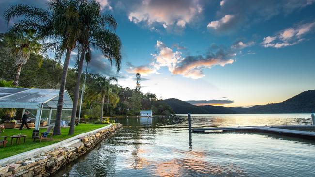 Tourist spot … the Peats Bite restaurant was a landmark on the beautiful Hawkesbury River