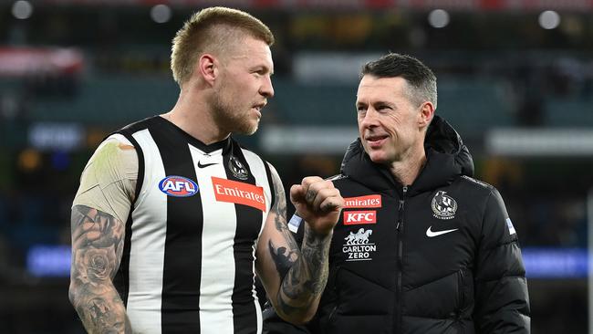 Can Jordan De Goey take the Pies to the last Saturday in September in 2023? (Photo by Quinn Rooney/Getty Images)