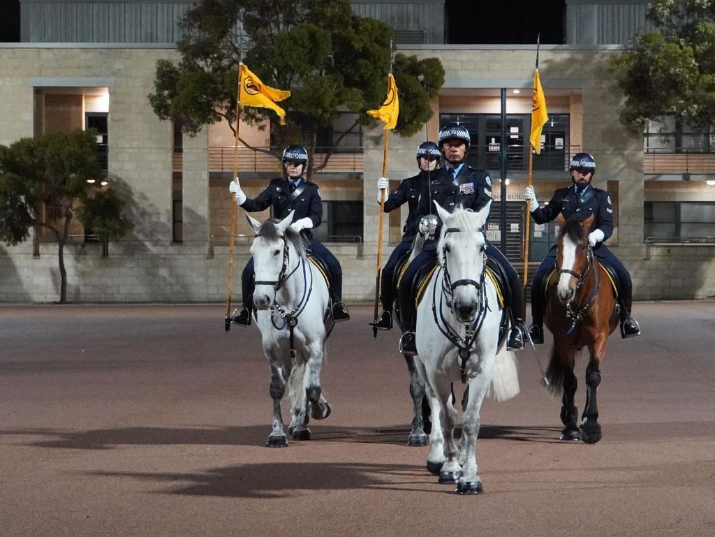 Western Australia Police have farewelled a star horse who became one of the most recognisable members of the force.