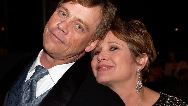 Mark Hamill and Carrie Fisher in 2005.