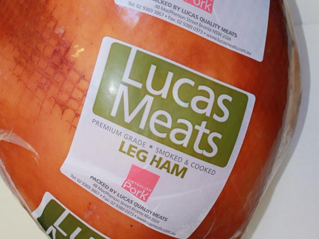 A Lucas Meat ham.