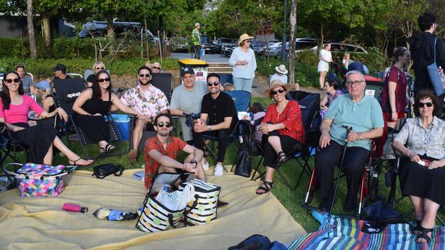 Crowds gather at the 2023 Buderim Community Carols.