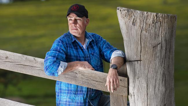 Former SAS psychologist Mark Mathieson, near Glenrowan, now works with veterans. Picture: Rob Leeson