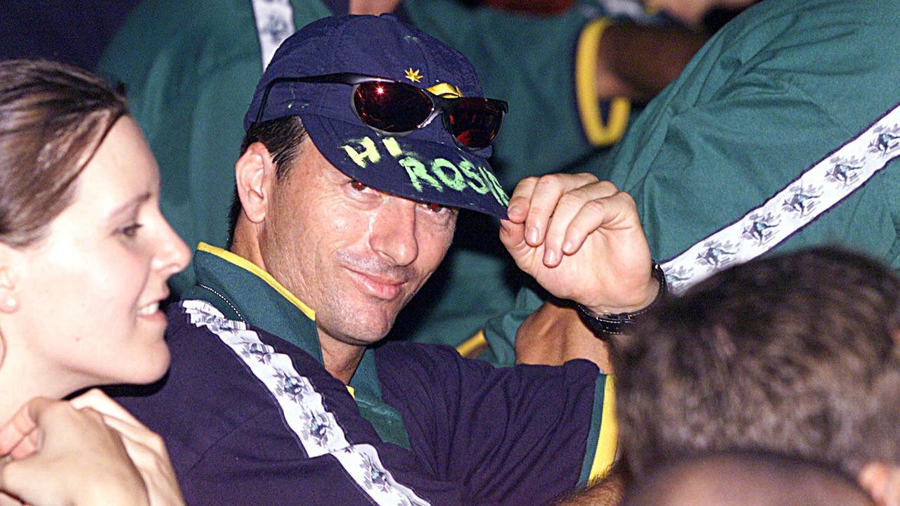 Steve Waugh at the closing ceremony of the 1998 Commonwealth Games.