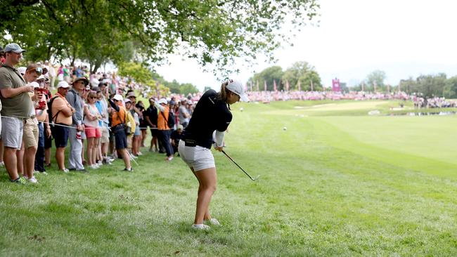 Stephanie Kyriacou was so close to her first major. Picture: Matthew Lewis/Getty Images