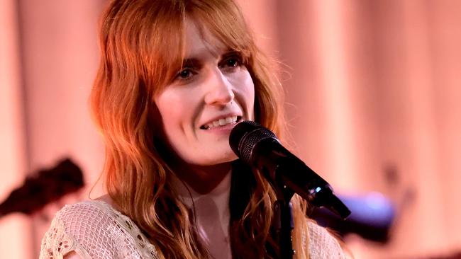 Florence Welch performs live on stage at the iHeartRadio Album Release Party with Florence + The Machine at iHeartRadio Theatre on May 2, 2022 in Burbank, California. Picture: Kevin Winter/Getty Images for iHeartRadio