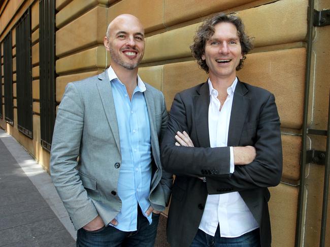 25/10/2016: Founders of venture capital firm Reinventure, (L-R) Danny Gilligan and Simon Cant, about places for their second fund after a $50m investment from Westpac. Photographed in Sydney on Tuesday. Hollie Adams/The Australian