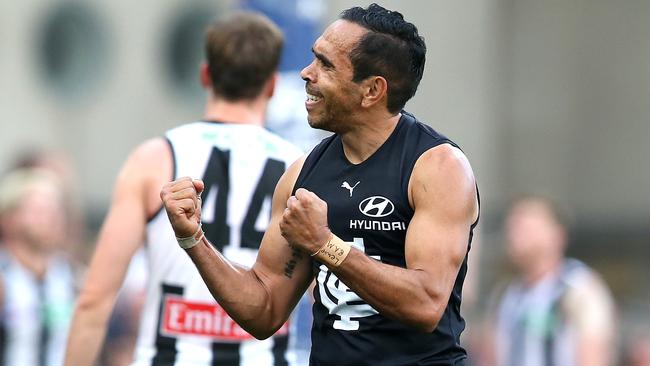 Eddie Betts is set to play on again in 2021. Picture: AFL Photos/via Getty Images