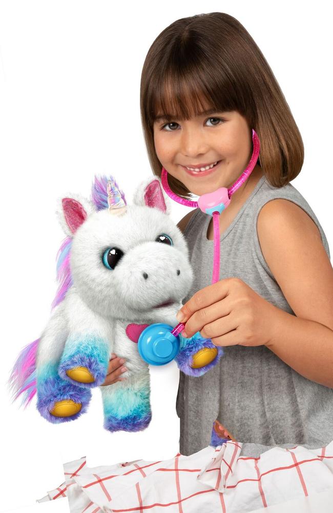 Rainglow Vet Set — Rainglow the Unicorn needs the tender loving care of a vet to make her feel better. 