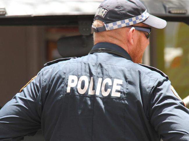 Northern Territory police in Alice Springs, Todd Mall. Picture: Gera Kazakov generic NT Police NTPFES