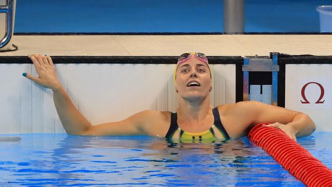 Alicia Coutts at the Rio 2016 Olympics. Picture: Alex Coppel.