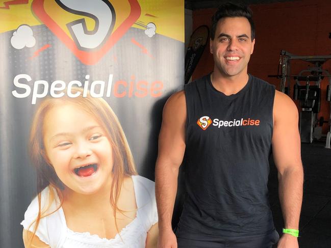 Kane Anderson runs a gym for special needs children and adults called Specialcise.